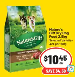 IGA Nature's Gift Dry Dog Food offer