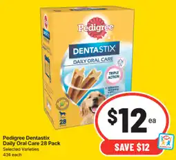 IGA Pedigree Dentastix Daily Oral Care offer