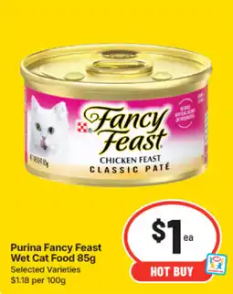 IGA Purina Fancy Feast Wet Cat Food offer