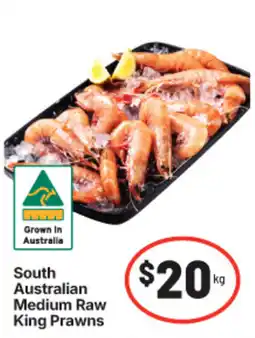 IGA South Australian Medium Raw King Prawns offer
