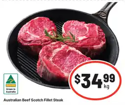 IGA Australian Beef Scotch Fillet Steak offer