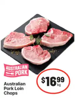 IGA Australian Pork Loin Chops offer
