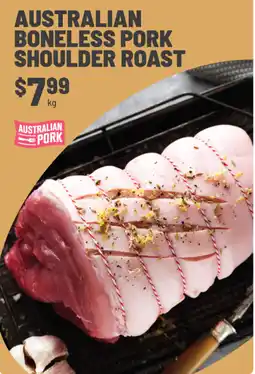 IGA Australian Boneless Pork Shoulder Roast offer