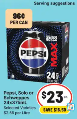 IGA Pepsi Max offer