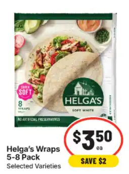 IGA Helga's Wraps offer