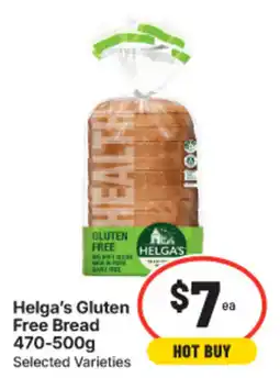IGA Helga's Gluten Free Bread offer