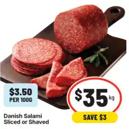IGA Danish Salami offer