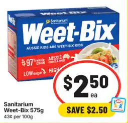 IGA Sanitarium Weet-Bix offer