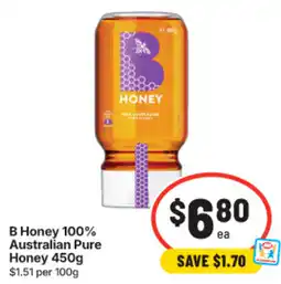 IGA B Honey 100% Australian Pure Honey offer