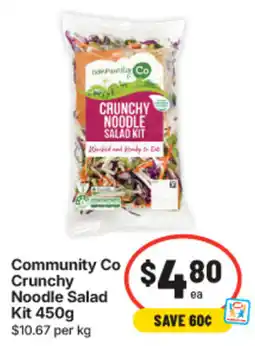 IGA Community Co Crunchy Noodle Salad Kit offer