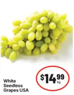 IGA White Seedless Grapes USA offer