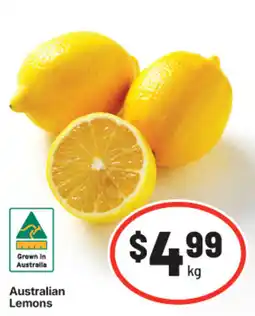 IGA Australian Lemons offer