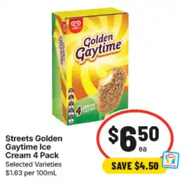 IGA Streets Golden Gaytime Ice Cream offer