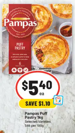 IGA Pampas Puff Pastry offer