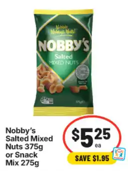 IGA Nobby's Salted Mixed Nuts offer