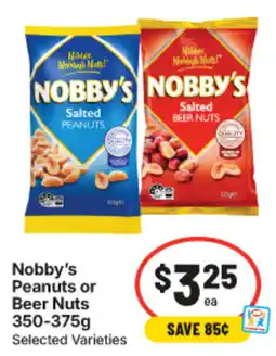 IGA Nobby's Peanuts or Beer Nuts offer