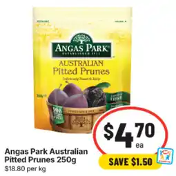 IGA Angas Park Australian Pitted Prunes offer