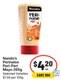 IGA Nando's Perinaise Peri-Peri Mayo offer