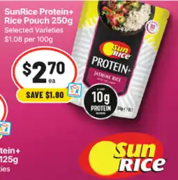 IGA SunRice Protein+ Rice Pouch offer