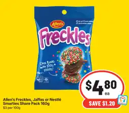 IGA Allen's Freckles offer