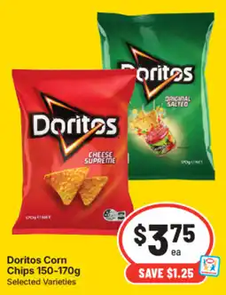 IGA Doritos Corn Chips Selected Varieties offer