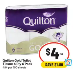 IGA Quilton Gold Toilet Tissue offer