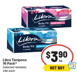 IGA Libra Tampons offer