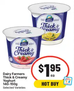 IGA Dairy Farmers Thick & Creamy Yoghurt offer