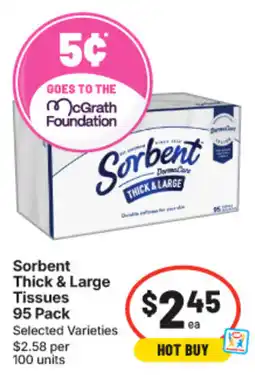 IGA Sorbent Thick & Large Tissues offer