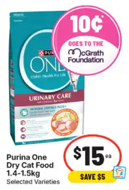 IGA Purina One Dry Cat Food offer