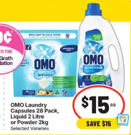 IGA OMO Laundry Capsules offer