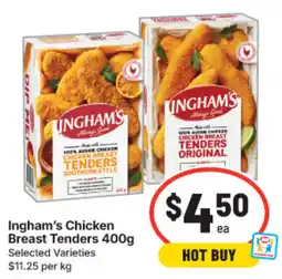 IGA Ingham's Chicken Breast Tenders offer