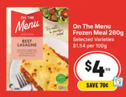 IGA On The Menu Beef Lasagne offer