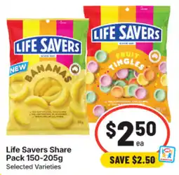 IGA Life Savers Share Pack offer