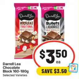 IGA Darrell Lea Chocolate Block offer