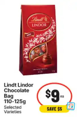 IGA Lindt Lindor Chocolate Bag offer