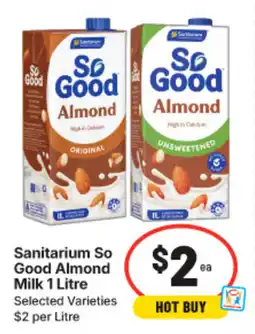 IGA Sanitarium So Good Almond Milk offer
