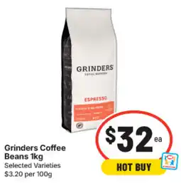 IGA Grinders Coffee Beans offer