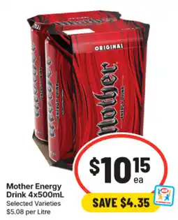 IGA Mother Energy Drink offer
