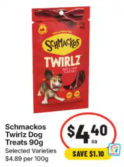 IGA Schmackos Twirlz Dog Treats offer