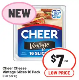 IGA Cheer Cheese Vintage Slices offer