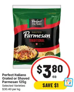 IGA Perfect Italiano Grated or Shaved Parmesan offer