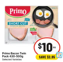 IGA Primo Bacon Twin Pack offer