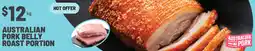 IGA Australian Pork Belly Roast Portion offer