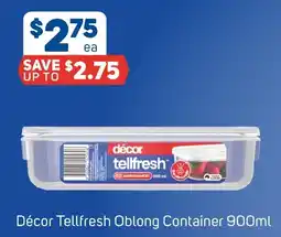 Foodland Décor Tellfresh Oblong Container offer