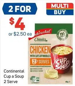 Foodland Continental Cup a Soup 2 Serve offer