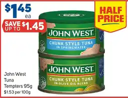 Foodland John West Tuna Tempters offer