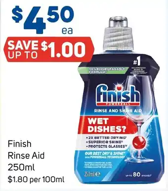 Foodland Finish Rinse Aid offer