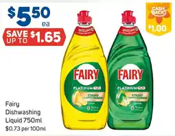 Foodland Fairy Dishwashing Liquid offer