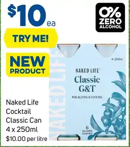 Foodland Naked Life Cocktail Classic Can offer